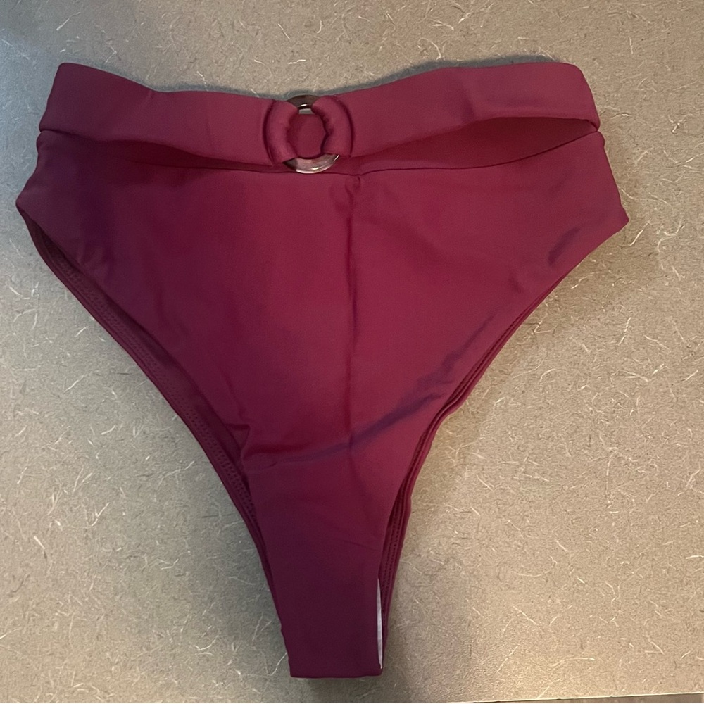 Juillet Ashley Bikini Bottom Rosewood Women’s Swim Size XS NWOT